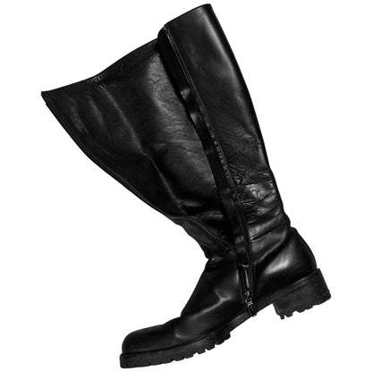 Jil Sander Tall Zip Combat Boots