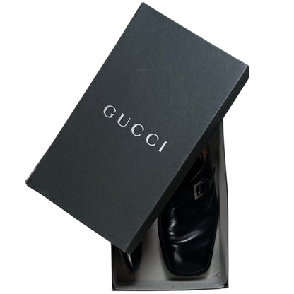 Gucci Square Toe Monk Strap Derbies - SS97