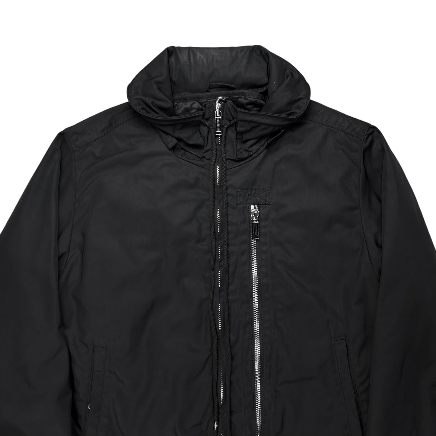 Dirk Bikkembergs L-Zip Layered Flight Jacket