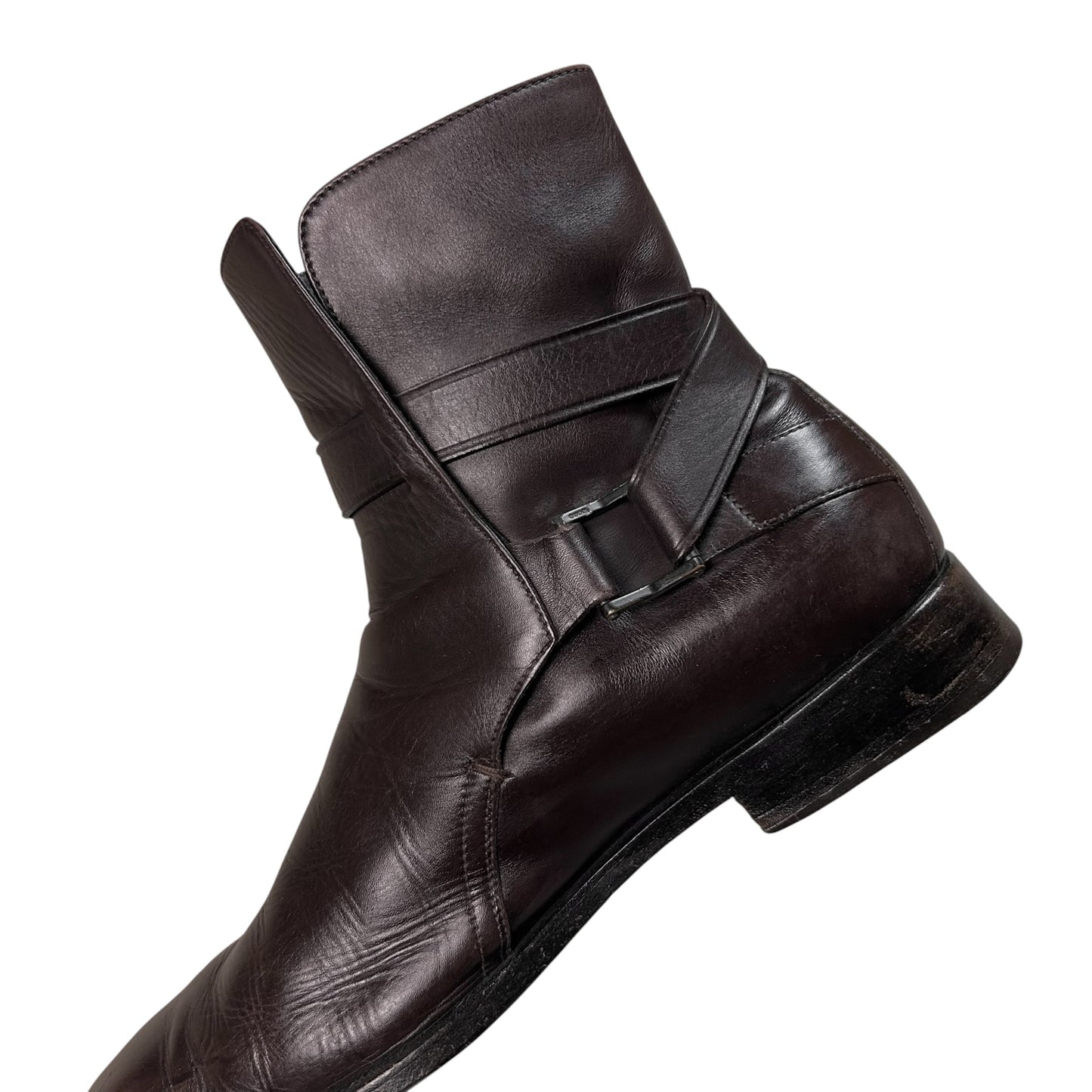 Gucci by Frida Giannini Jodhpur Strap Boots - 2010s