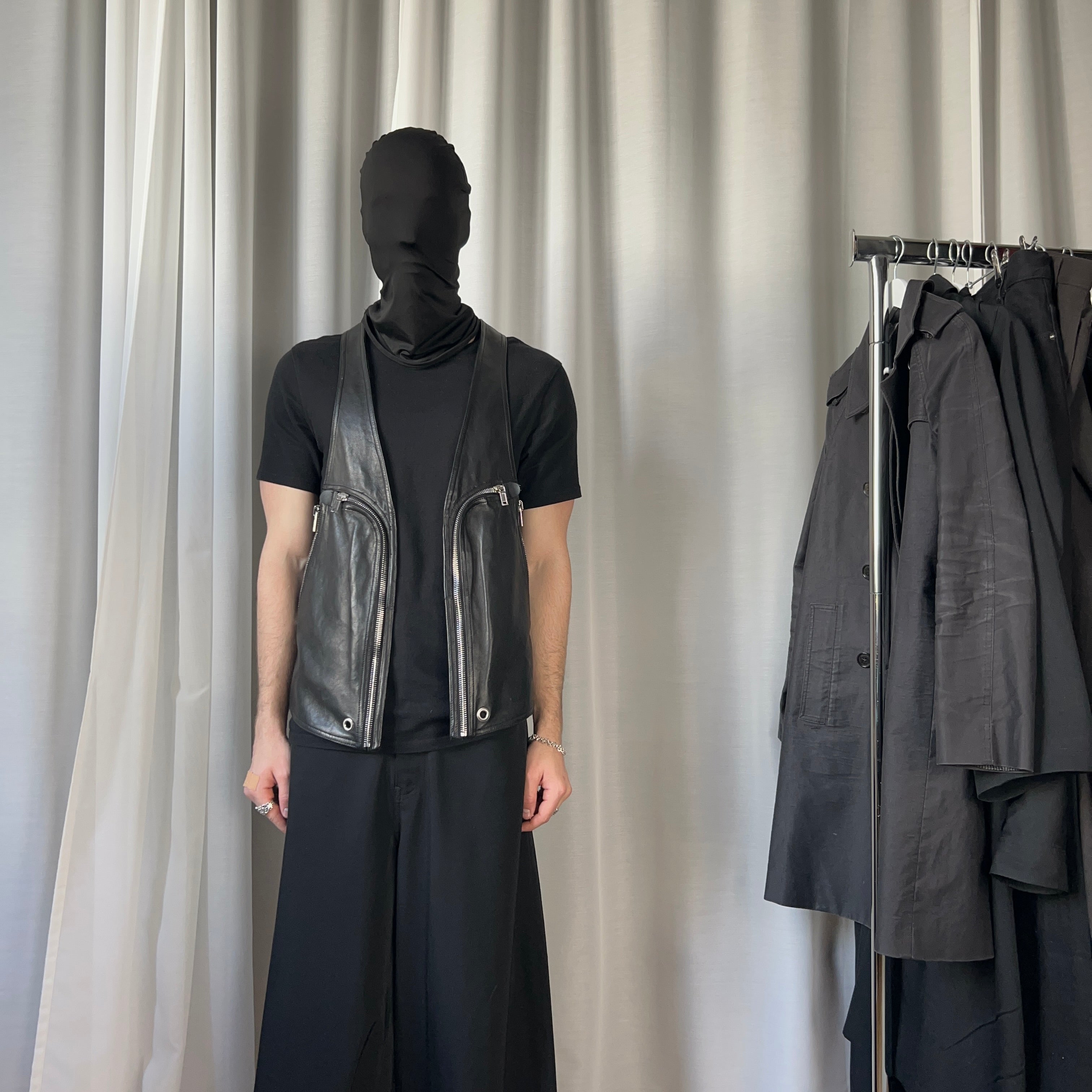 Rick Owens Bauhaus Leather Vest - SS23 – Vertical Rags