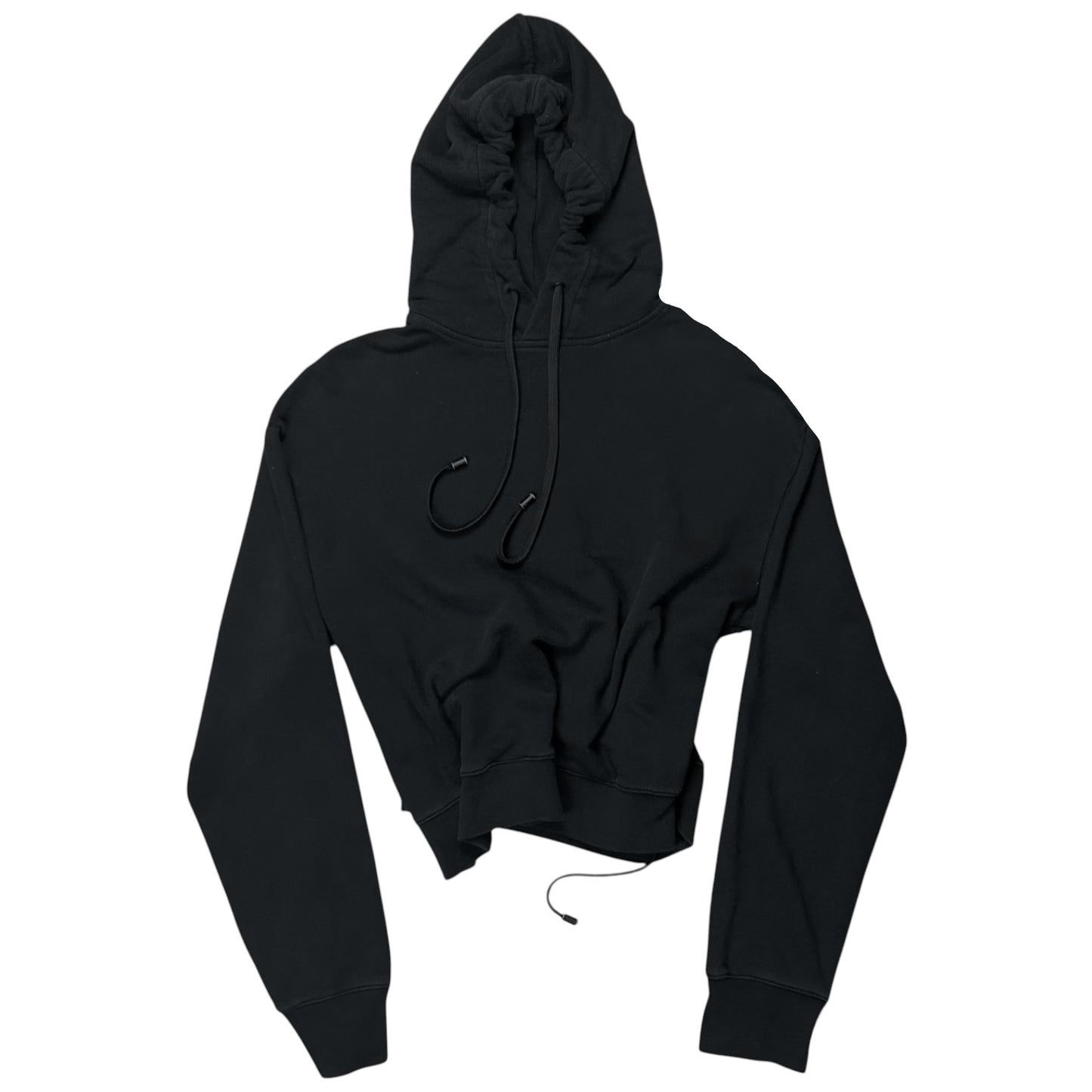 Maison Margiela Cropped Back String Hoodie - AW19