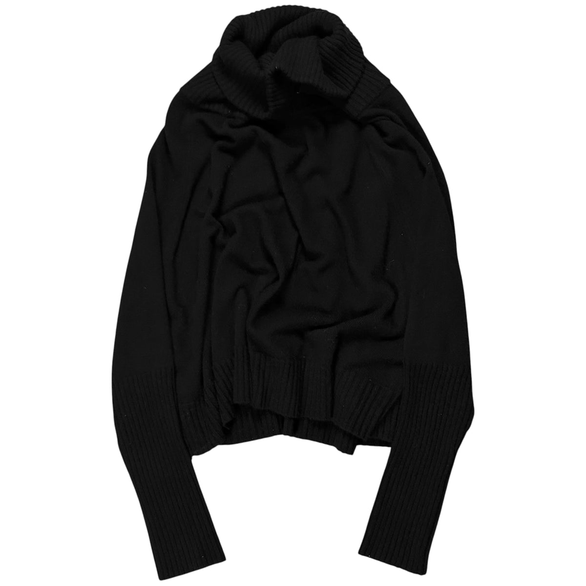 Ann Demeulemeester Hook Roll Neck Cashmere Knit Sweater - AW01