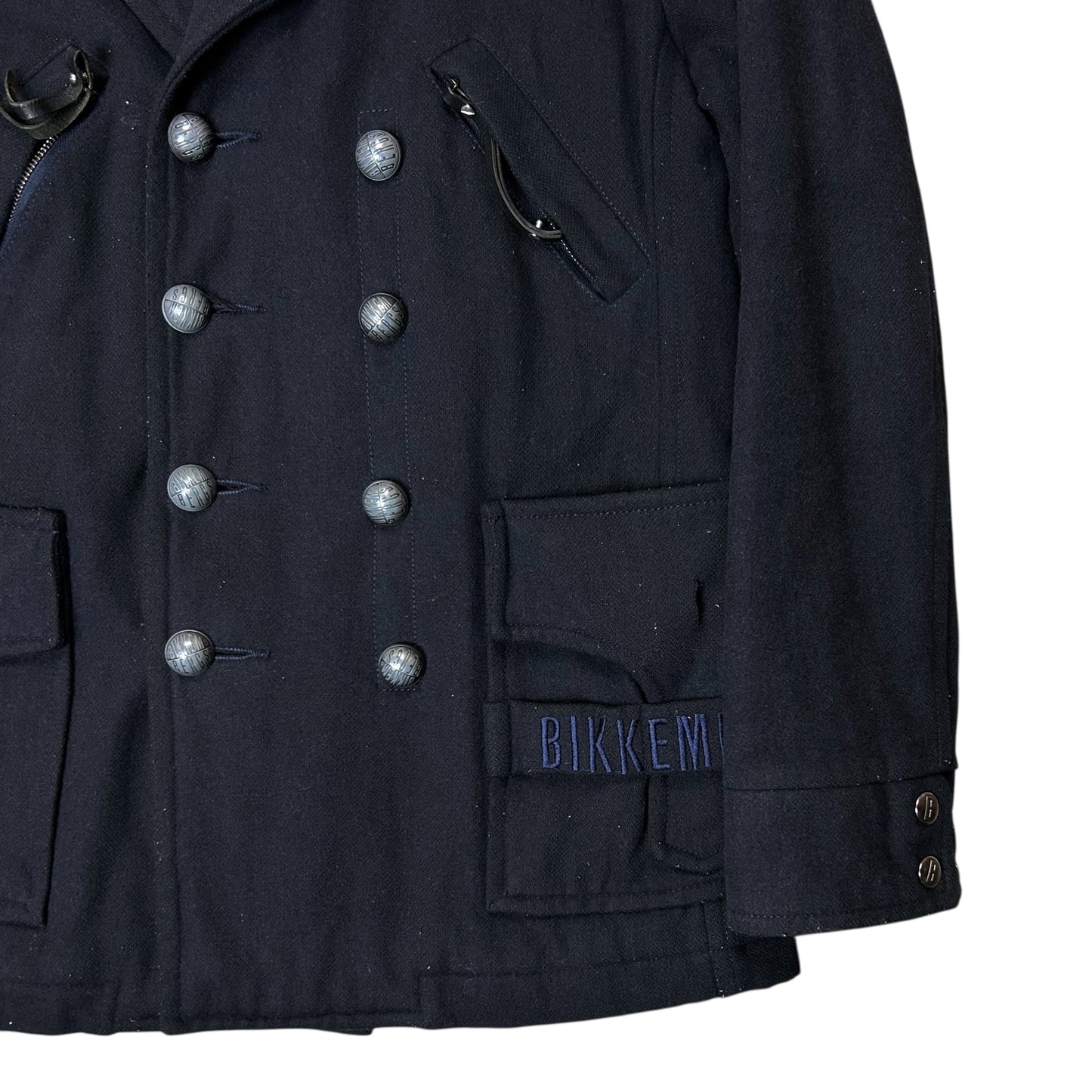 Dirk Bikkembergs Hooded Multi Pocket Caban Jacket