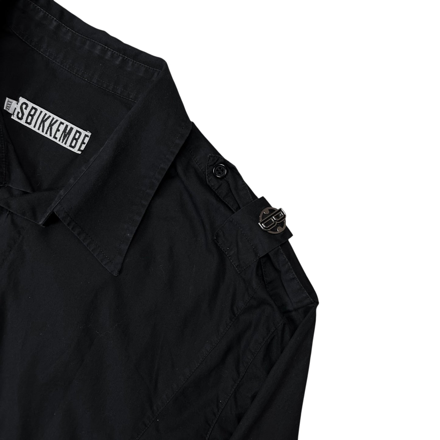 Dirk Bikkembergs Military Metal Epaulettes Shirt - AW07