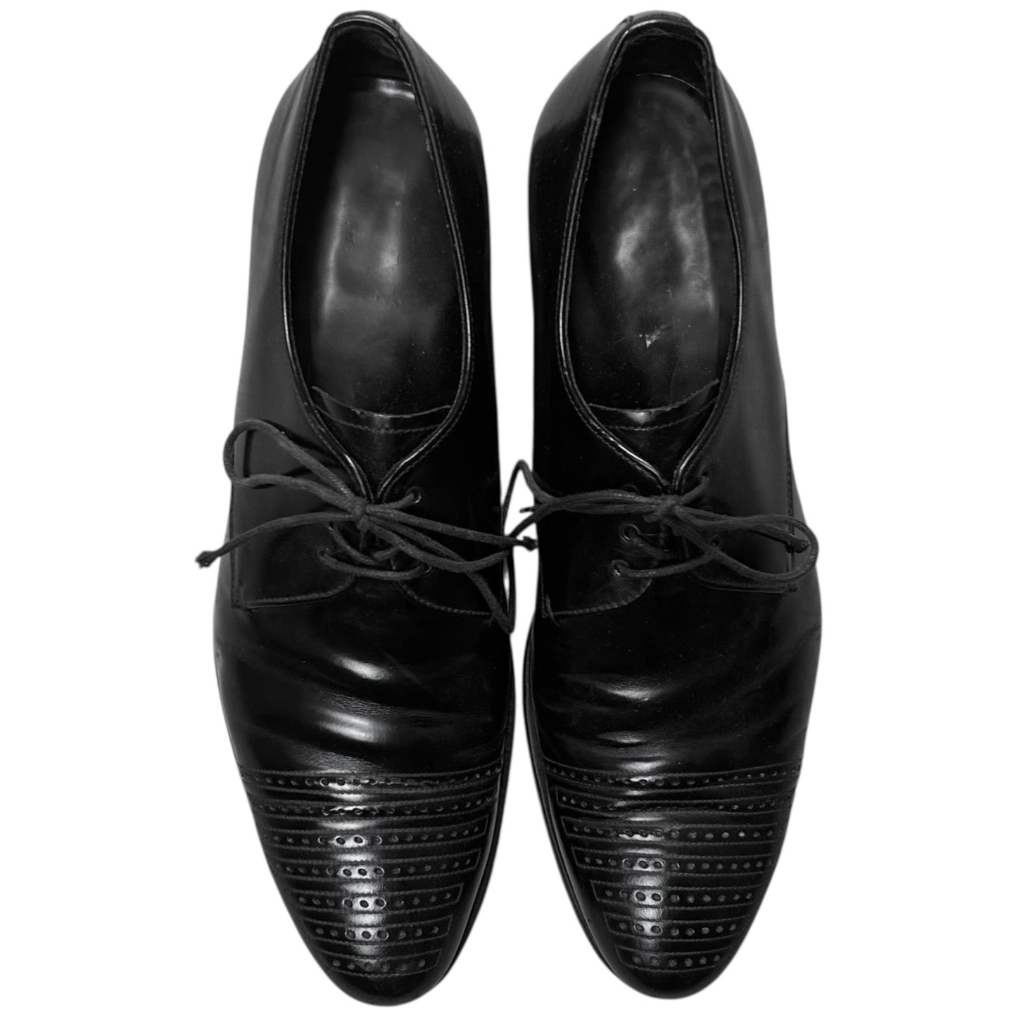 Prada Perforated Toe Derbies - AW07