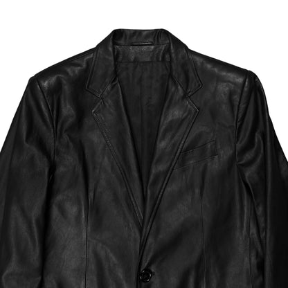 Ann Demeulemeester Leather Blazer