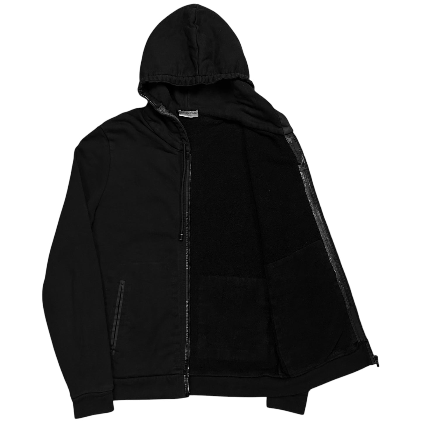 Balenciaga Taped Cargo Zip Hoodie - SS15