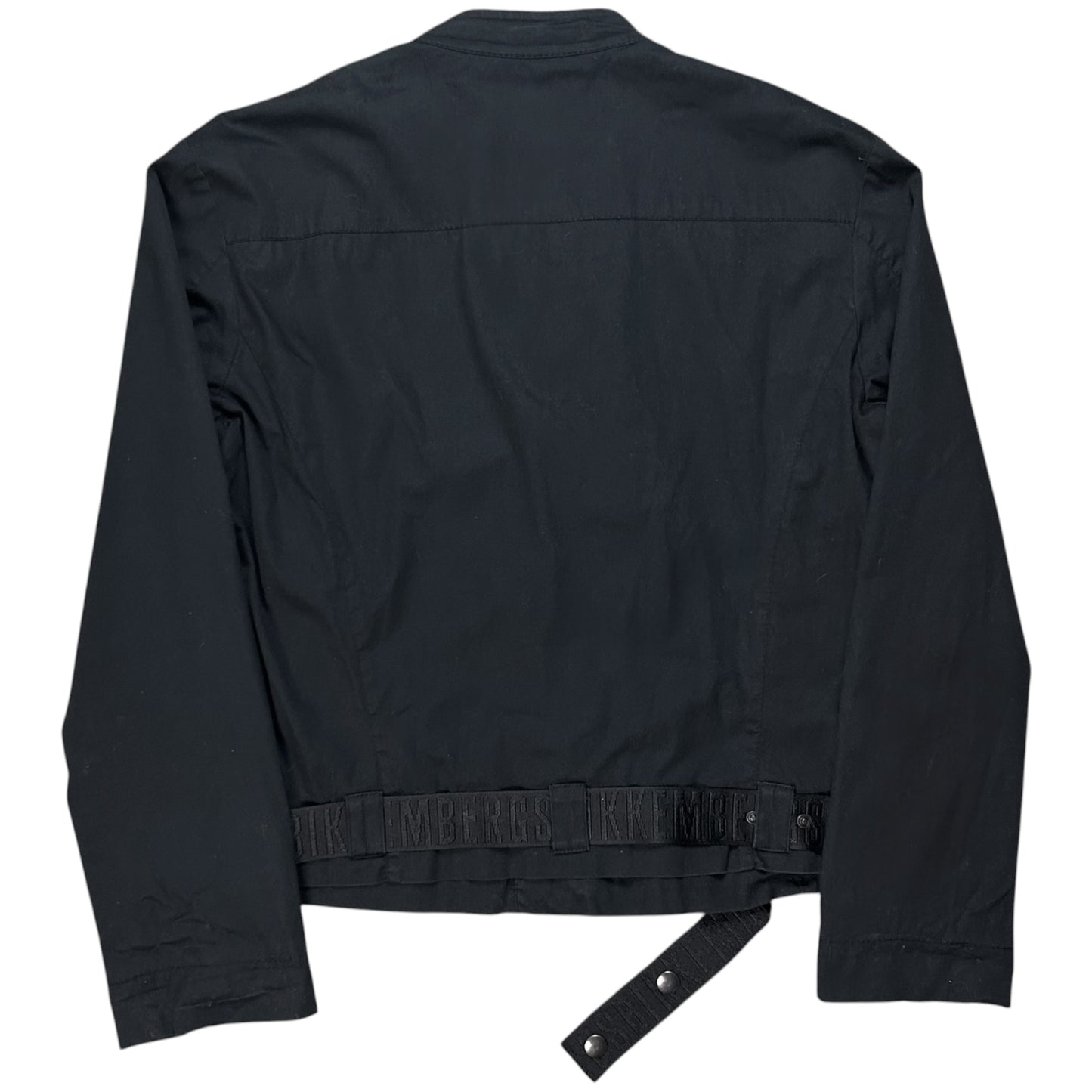 Dirk Bikkembergs Asymmetric Belted Bomber Jacket