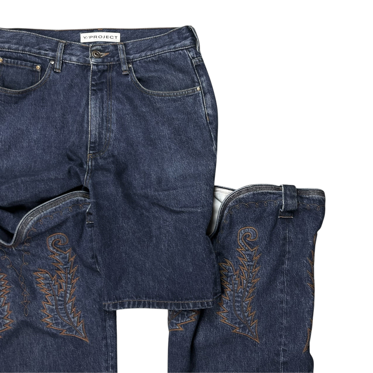 Y/Project Maxi Cowboy Cuff Jeans - SS22