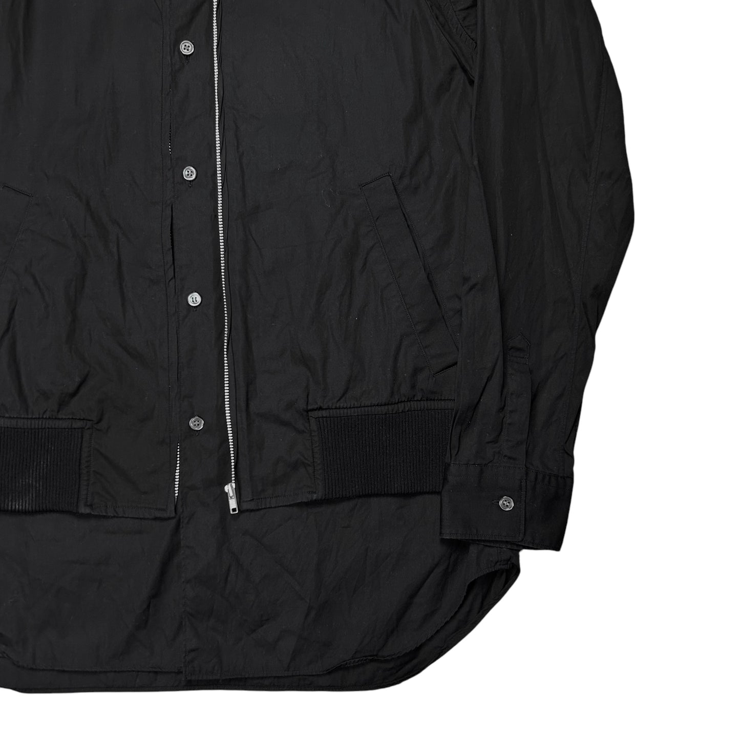 Comme des Garcons Shirt Bomber Jacket Attached Shirt - AW19