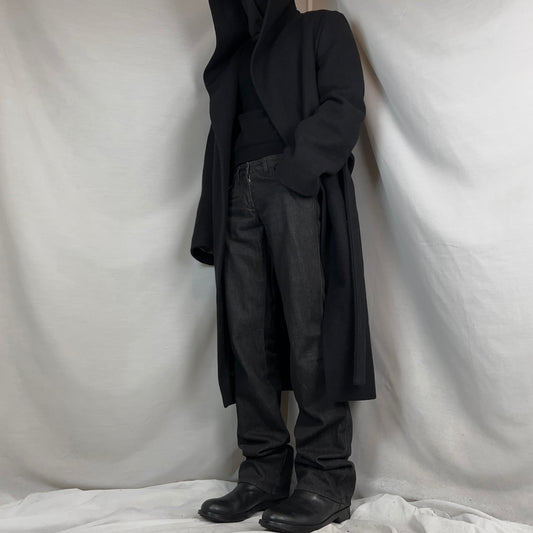 Maison Martin Margiela Flared Deconstructed Front Pocket Raw Jeans - AW06