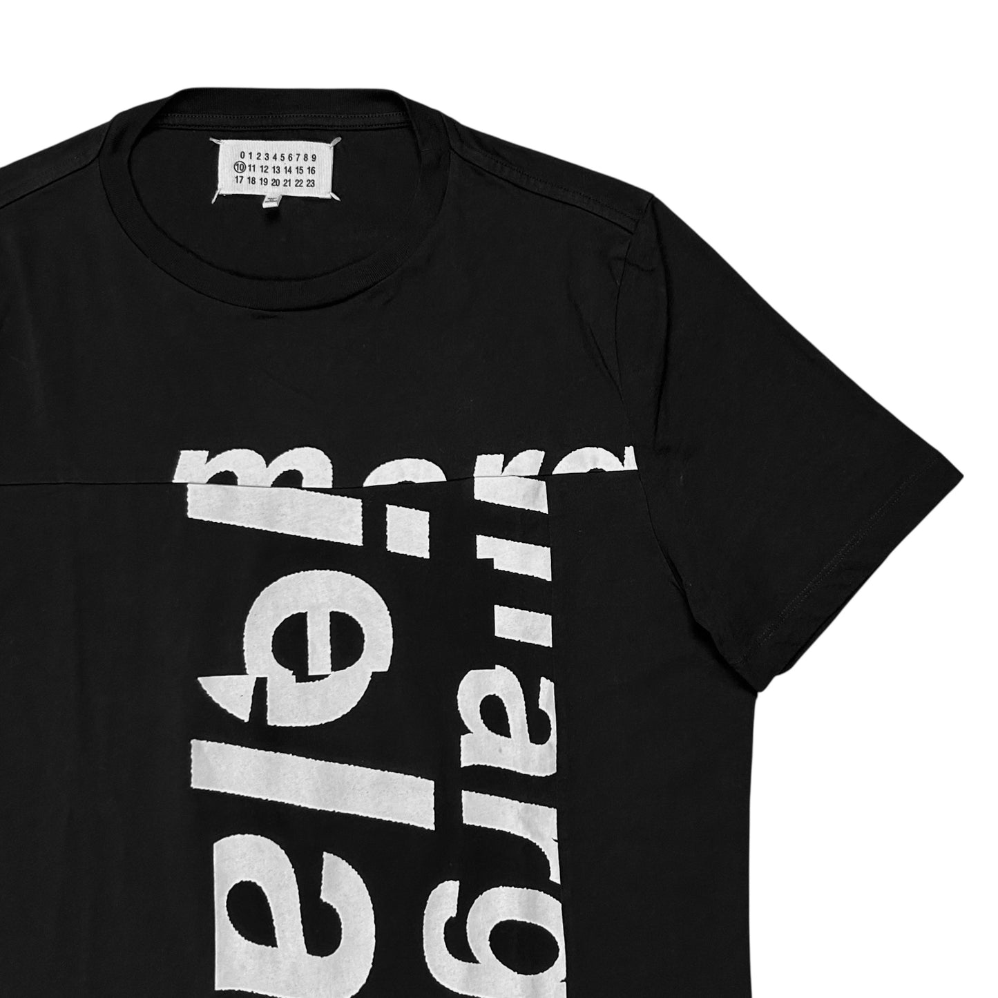 Maison Margiela Deconstructed Patchwork Logo T-Shirt - SS17