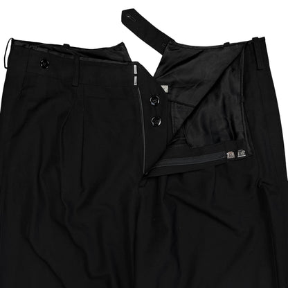 Balenciaga Flared Back Strap Trousers - AW08