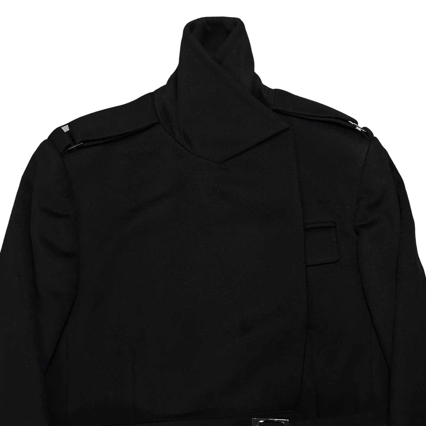 Gucci by Tom Ford Belted Shoulder Strap Cashmere Coat - AW03