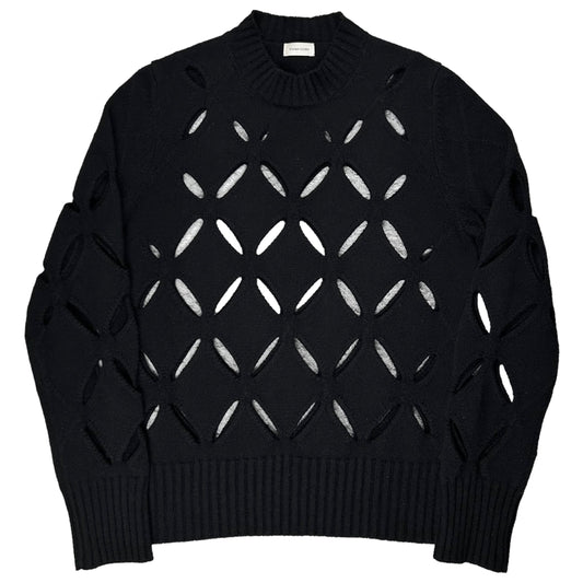 Stefan Cooke Diamond Slashed Knit Sweater - AW20