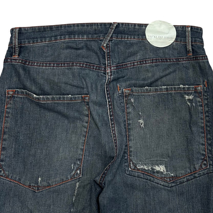RAF by Raf Simons Distressed Jeans