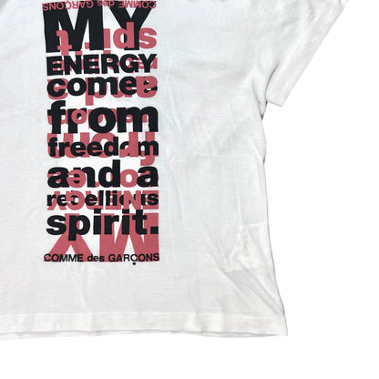 Comme des Garcons My Energy Come From Freedom T-Shirt - SS12