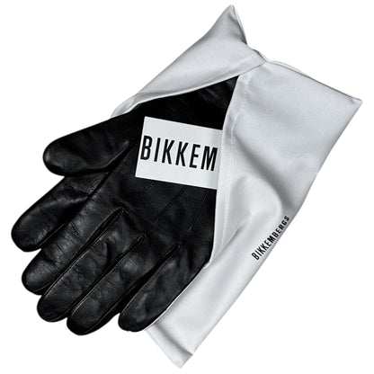 Dirk Bikkembergs Contrast Trimmed Sheep Leather Gloves