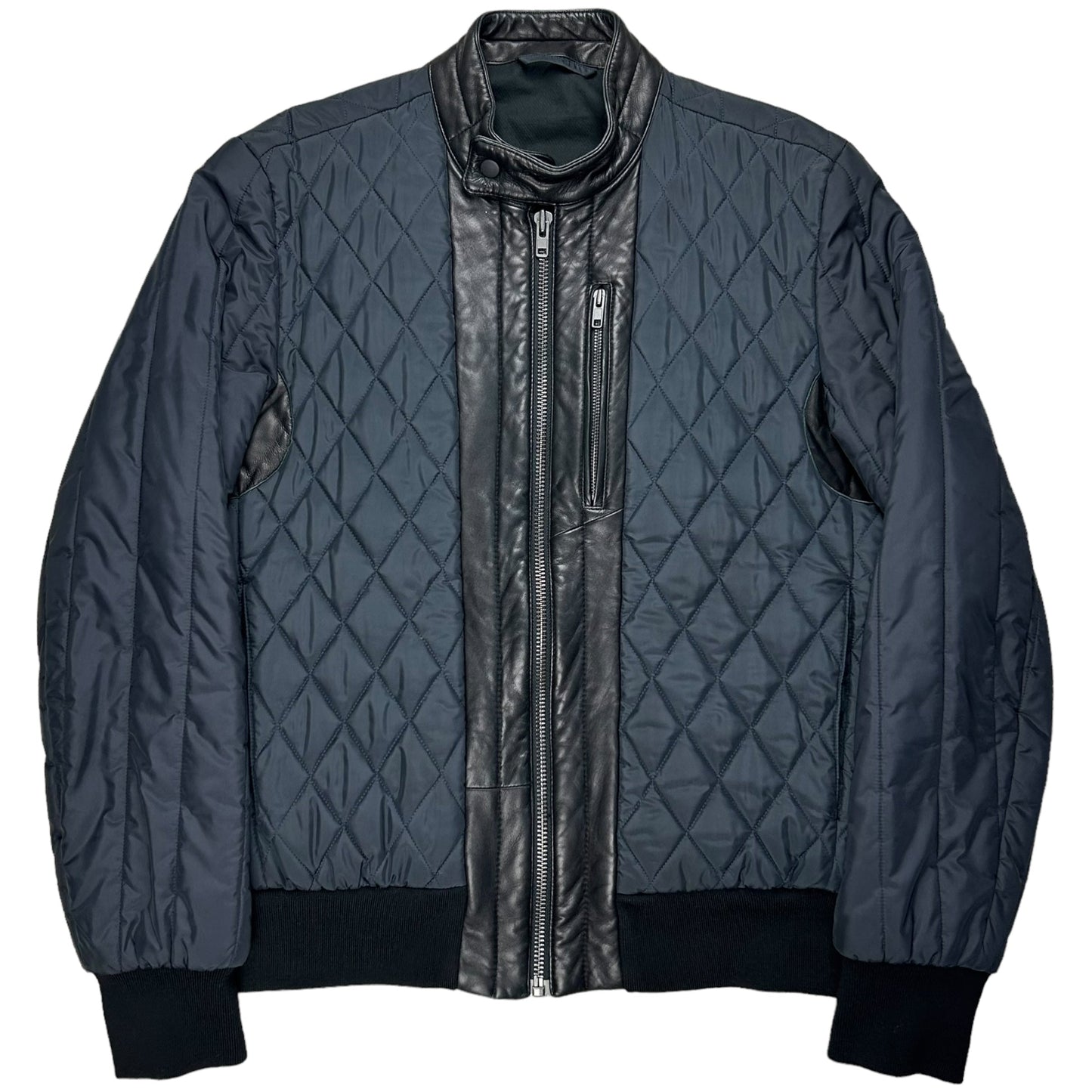 Maison Martin Margiela Hybrid Quilted Leather Bomber Jacket - AW11