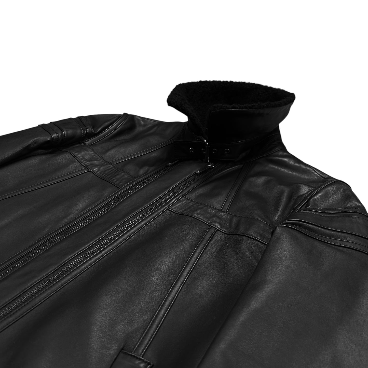 Givenchy Dual Zip Pilot Leather Jacket - AW11