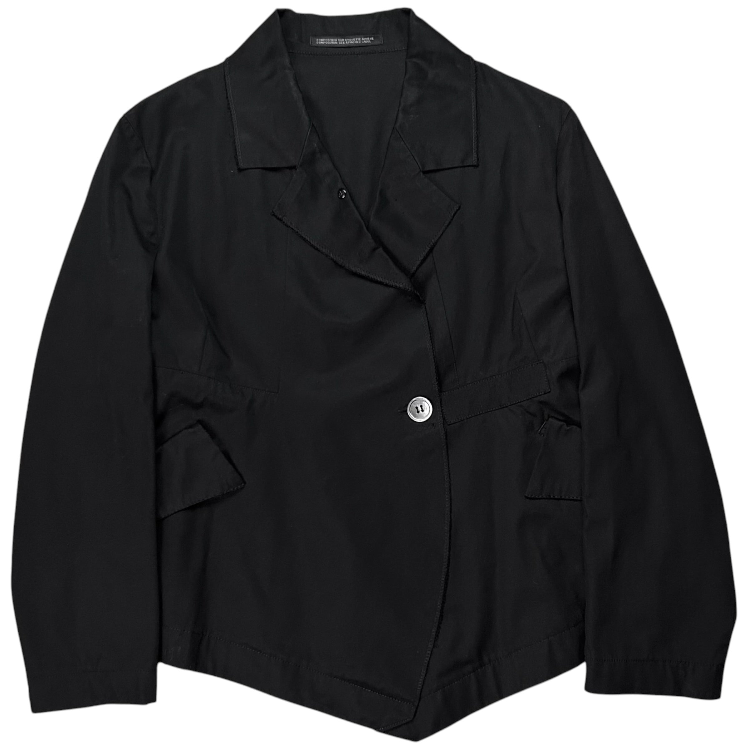 Yohji Yamamoto Deconstructed Asymmetrical Blazer - AW15 – Vertical
