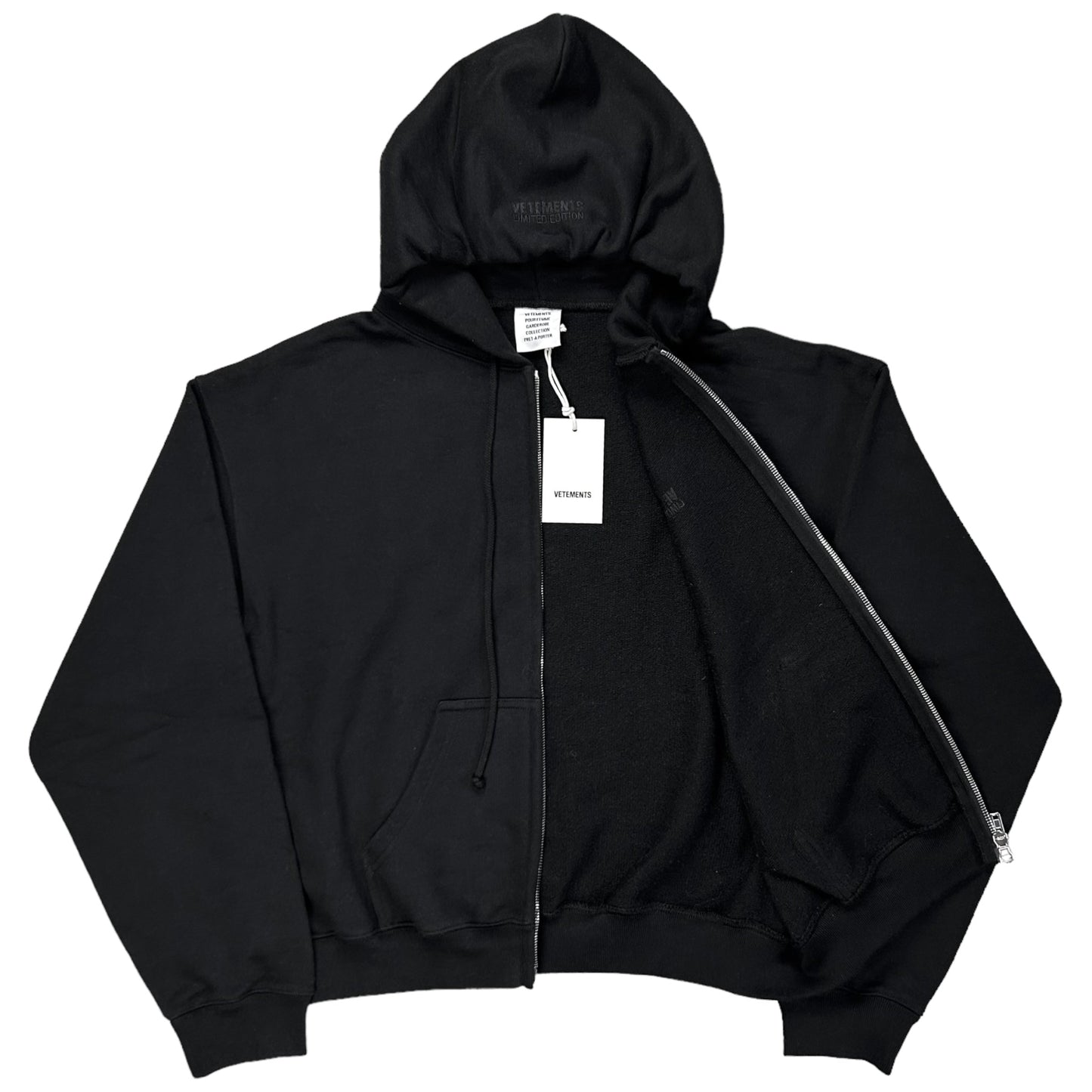 Vetements Fitted Zip Hoodie - SS23