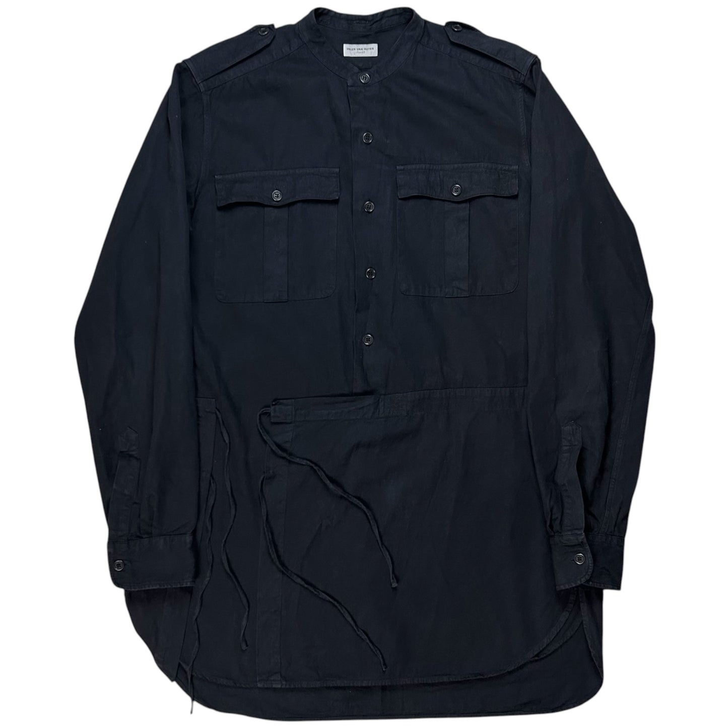 Dries Van Noten Asymmetric Wrap Cargo Shirt - AW16