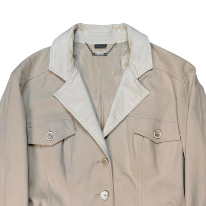 Alexander McQueen Short Belted Moleskin Safari Jacket - SS06