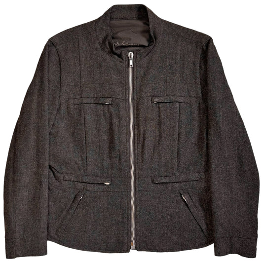 Rick Owens Military Zip Bomber Jacket