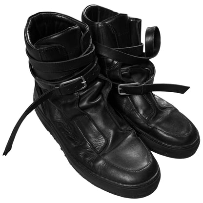 Kris Van Assche Bondage Strap High Top Sneakers - AW10