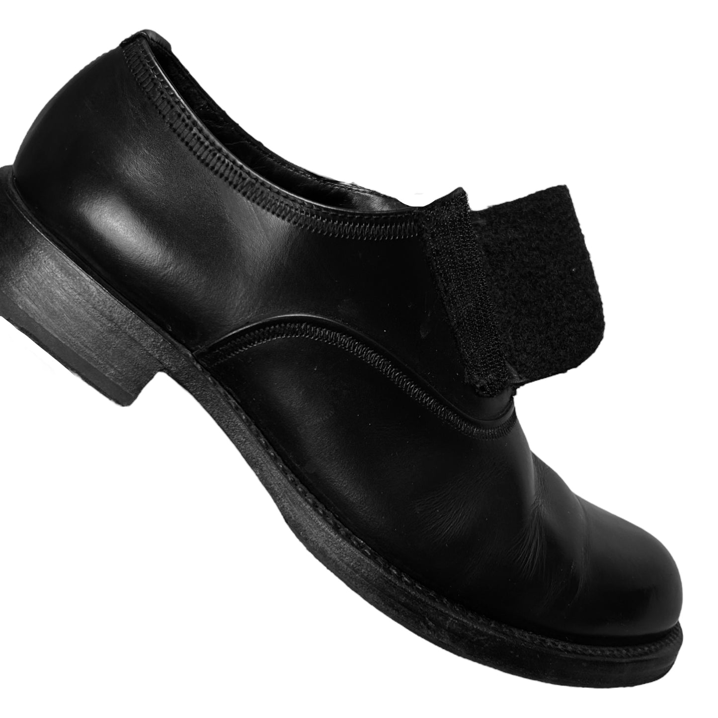 Prada Velcro Flap Derbies