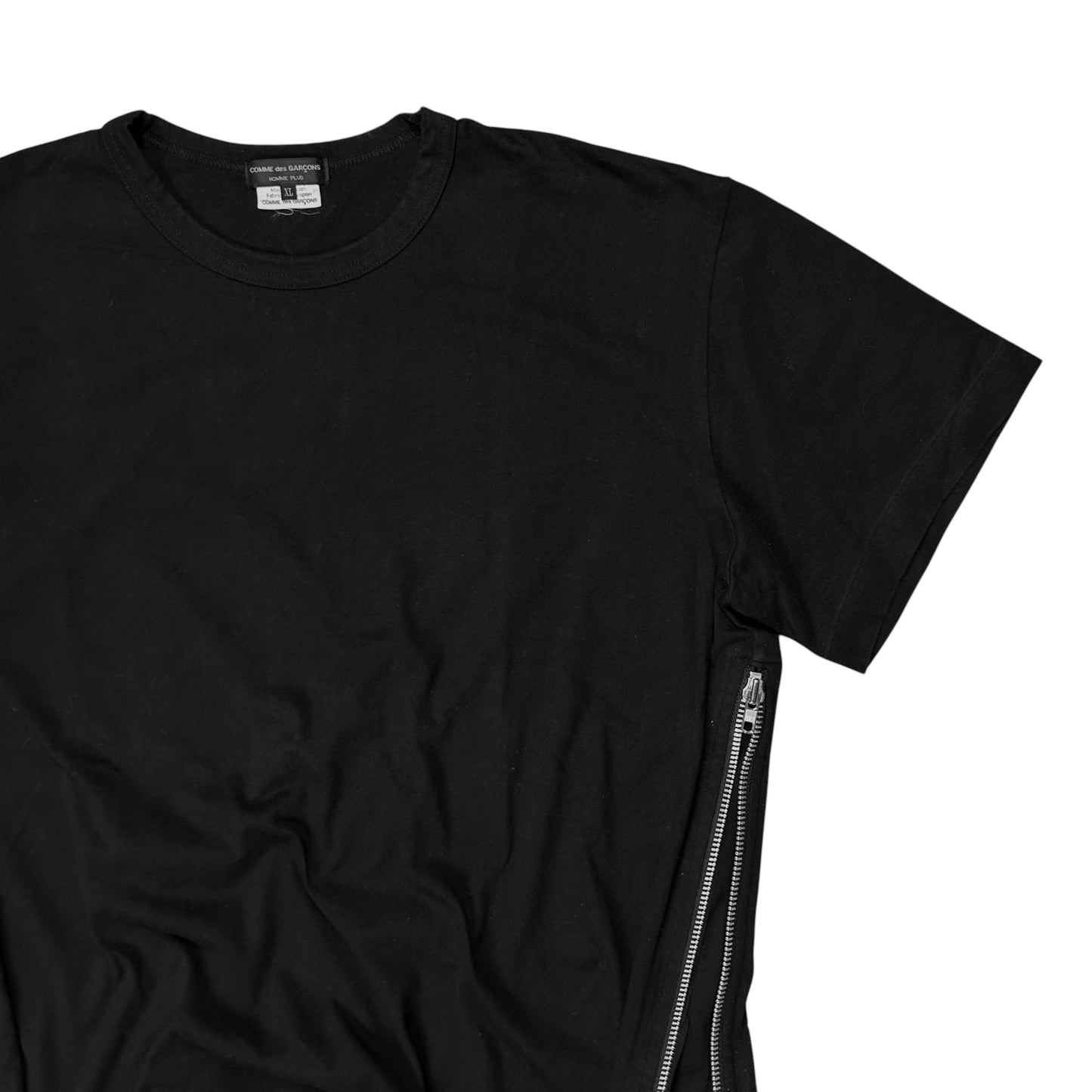 Comme des Garcons Homme Plus Side Zip T-Shirt - SS21
