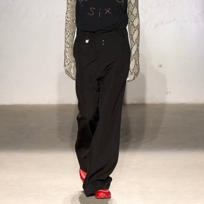 MM6 Maison Margiela Wide Flared Pendant Trousers - AW22