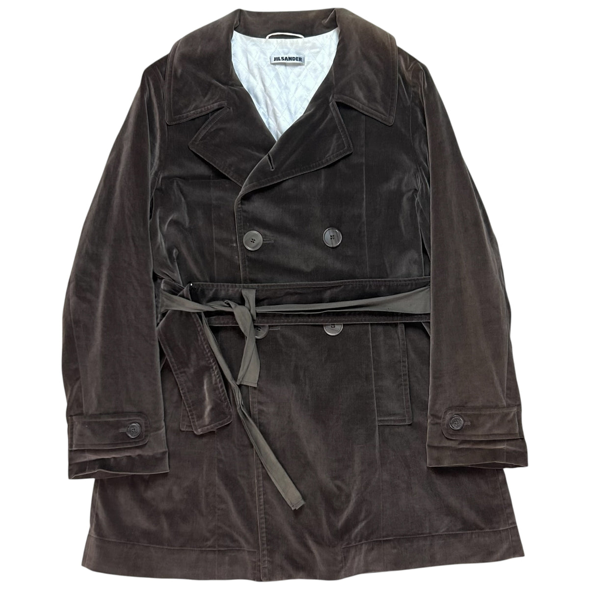 Jil Sander Dual Belted Velour Blazer - SS02