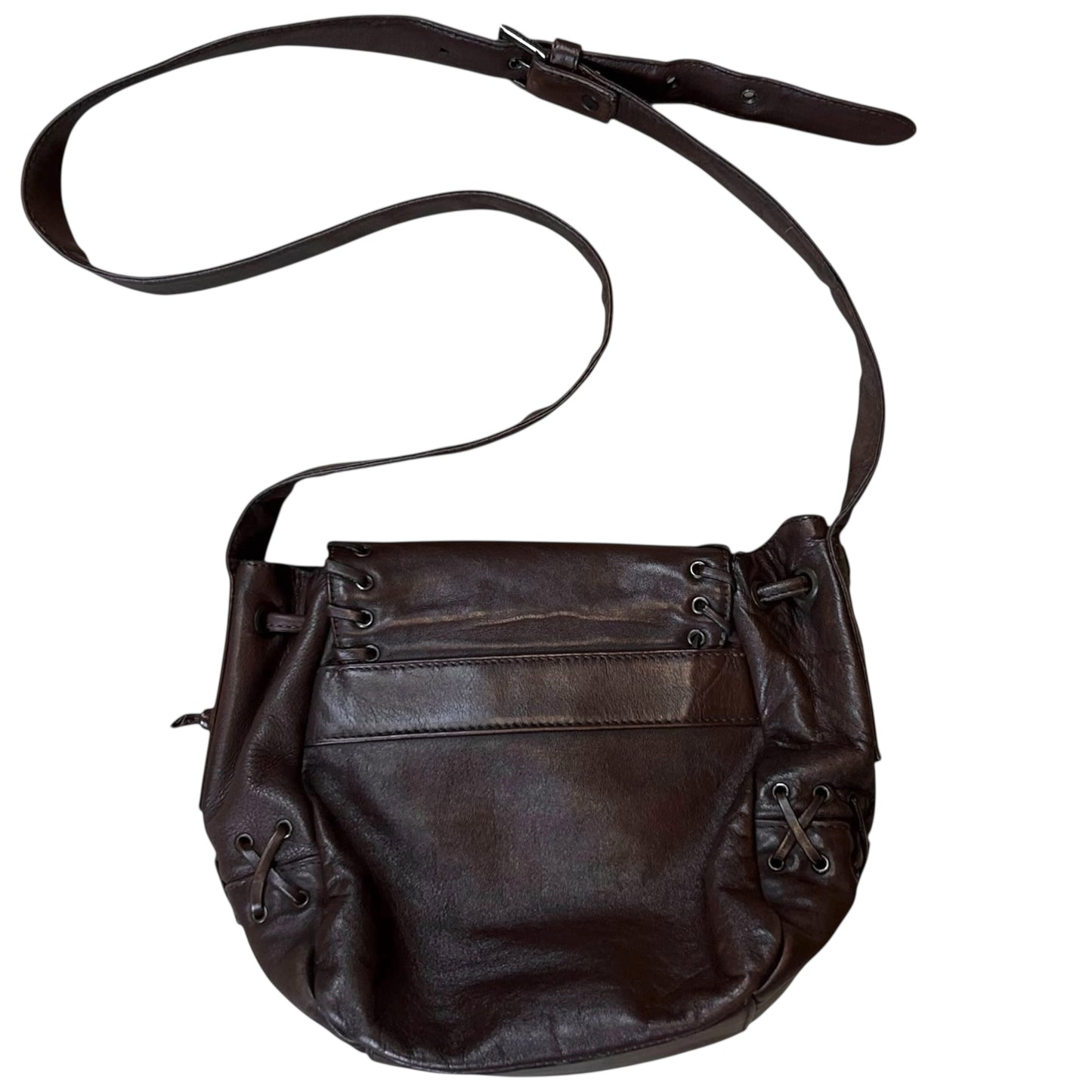 Prada Laced Eyelet Leather Bag