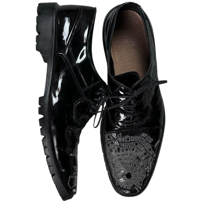 Dior Homme Lumiere Du Nord Shattered Glass Derbies - AW08