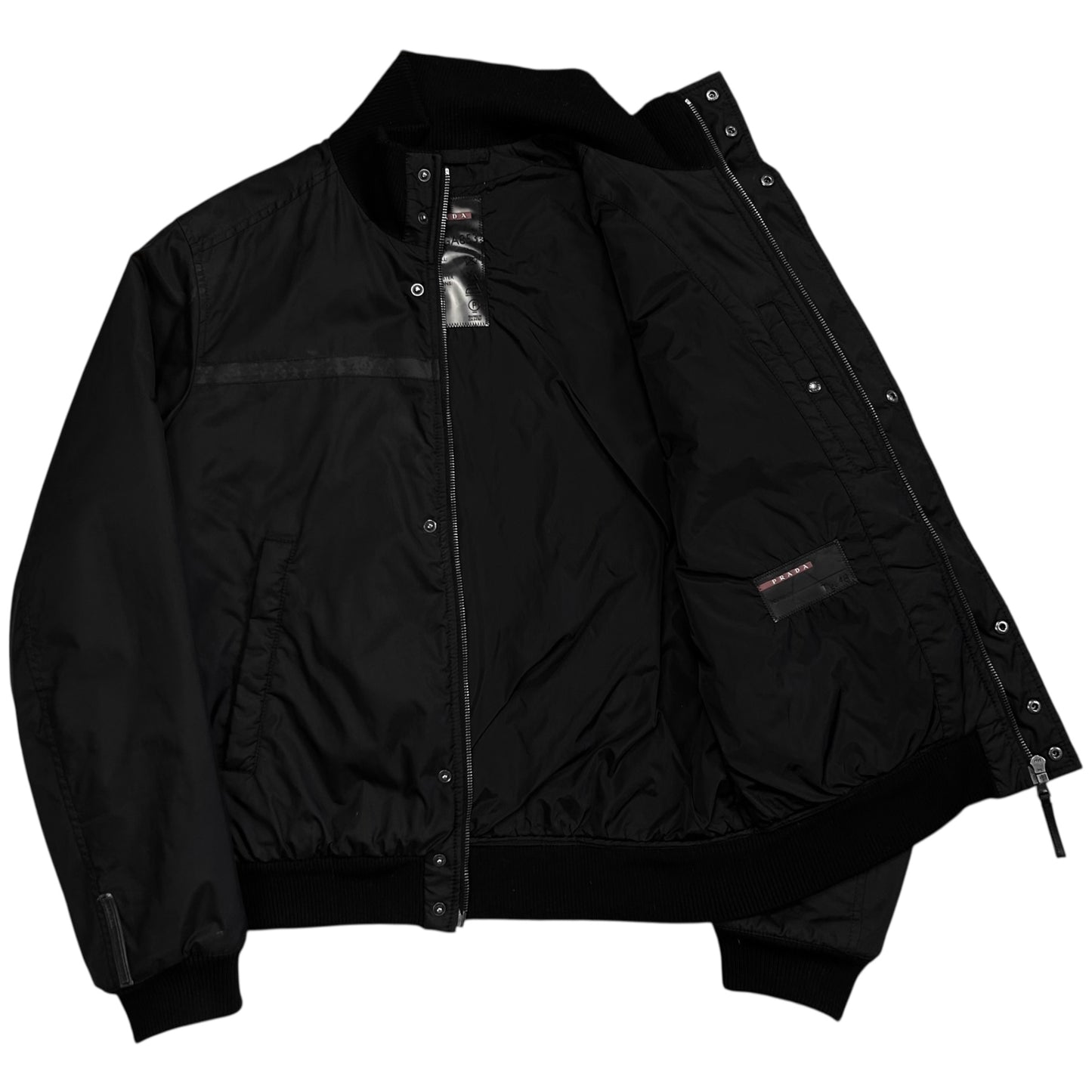 Prada Chest Stripe Pilot Bomber Jacket - SS06