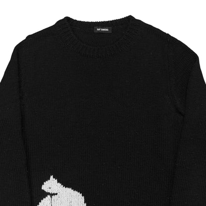 Raf Simons Intarsia Bird Knit Sweater - AW15