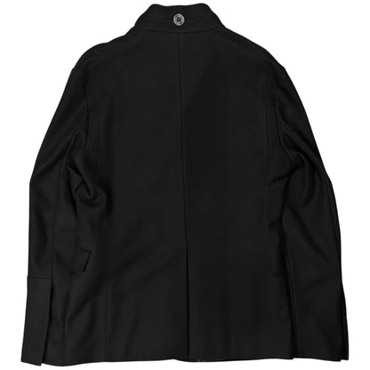 Dirk Bikkembergs Twisted Stud Collar Wool Jacket - AW09