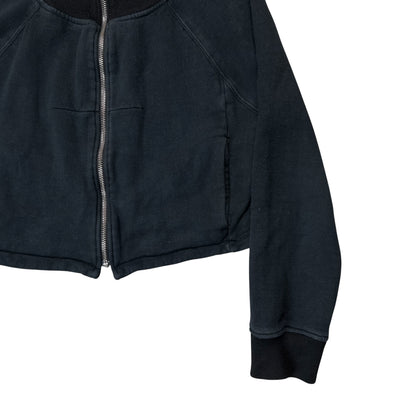 MM6 Maison Martin Margiela Cropped Sweat Bomber Jacket - AW09