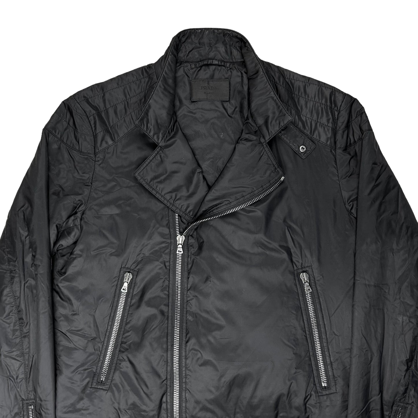 Prada Skewed Zip Flight Jacket - SS07