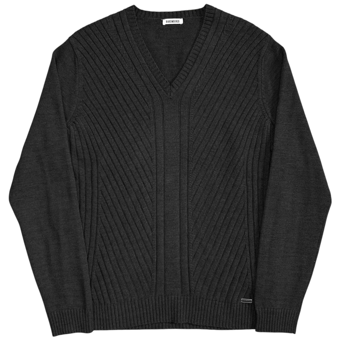 Dirk Bikkembergs Multi Rib V-Neck Sweater