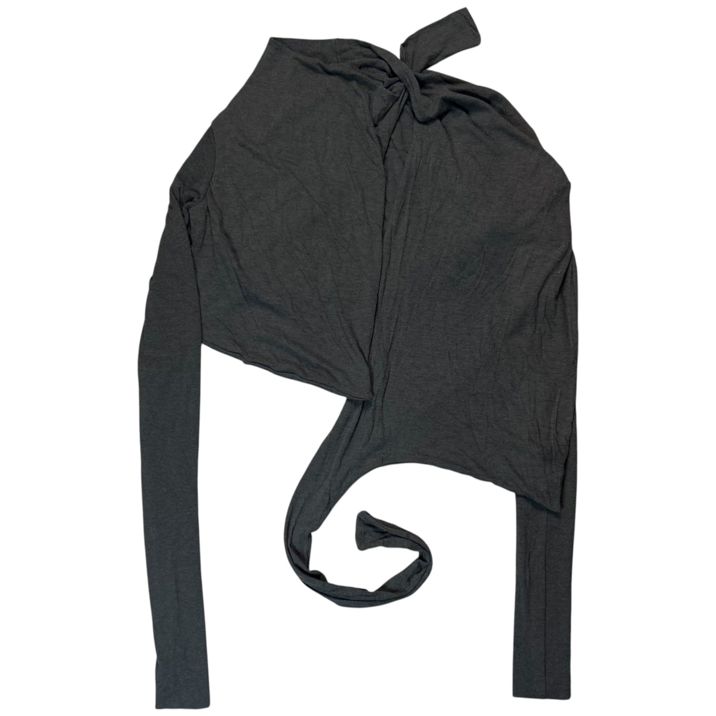 Rick Owens Sphinx Asymmetric Wrap Sweater - AW15