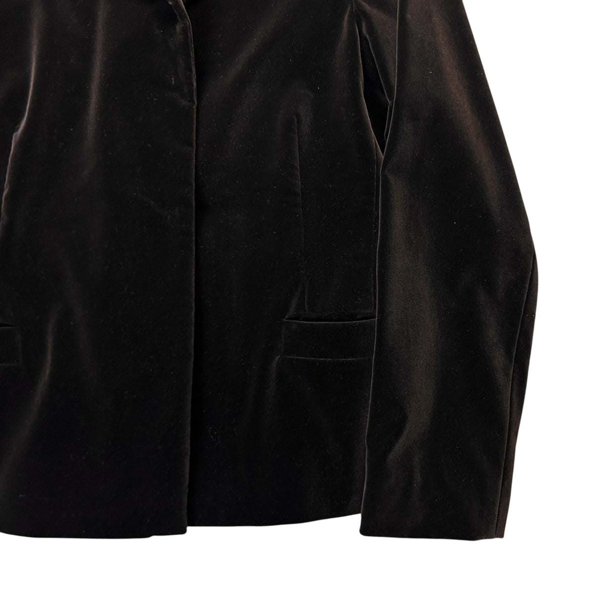 Jil Sander by Raf Simons Velour Snap Blazer - 00s