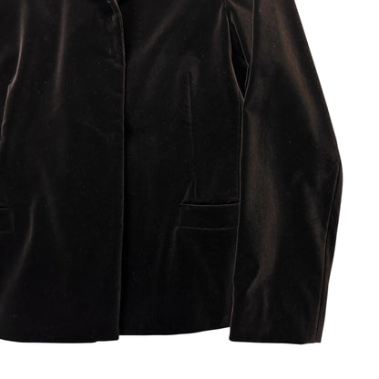 Jil Sander by Raf Simons Velour Snap Blazer - 00s