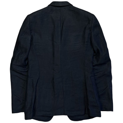 Gucci by Tom Ford Shoulder Padded Linen Blazer