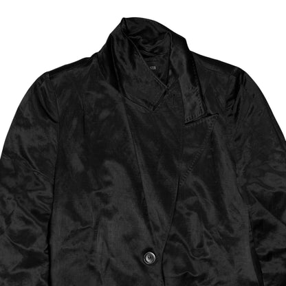 Ann Demeulemeester Glossy Linen Blazer
