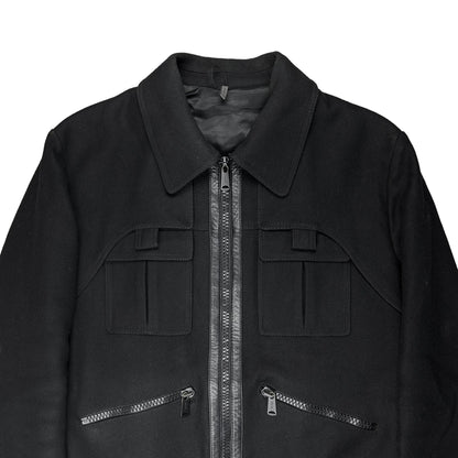 Dior Homme Panel Layer Wool Bomber Jacket - AW06