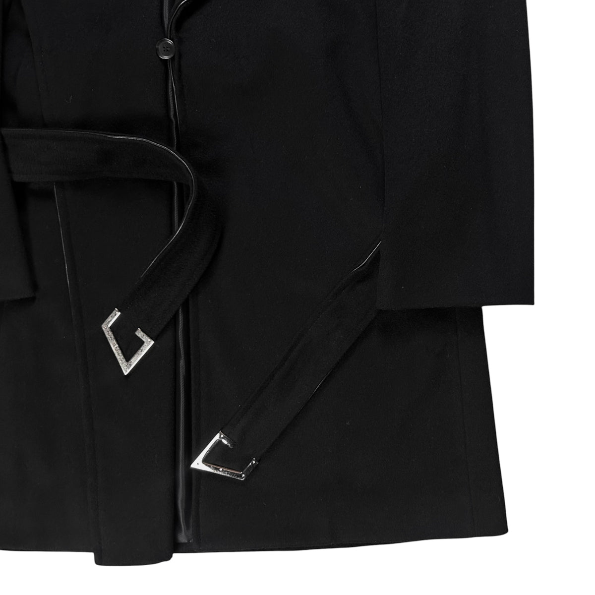 Gucci by Frida Giannini Leather Trimmed G-Belt Coat - AW10